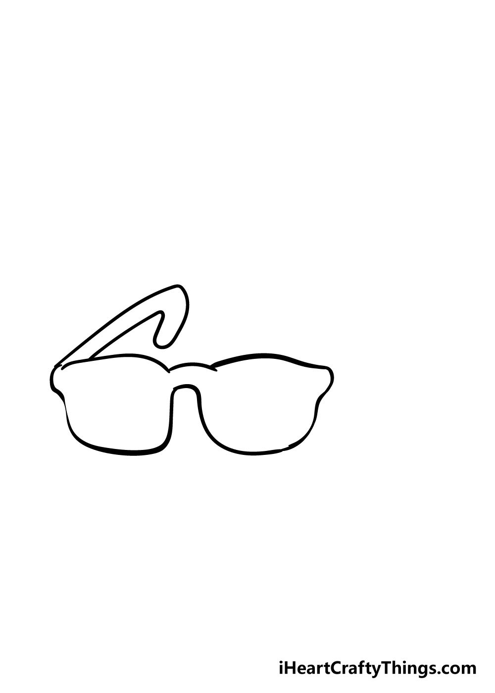 Glasses drawing