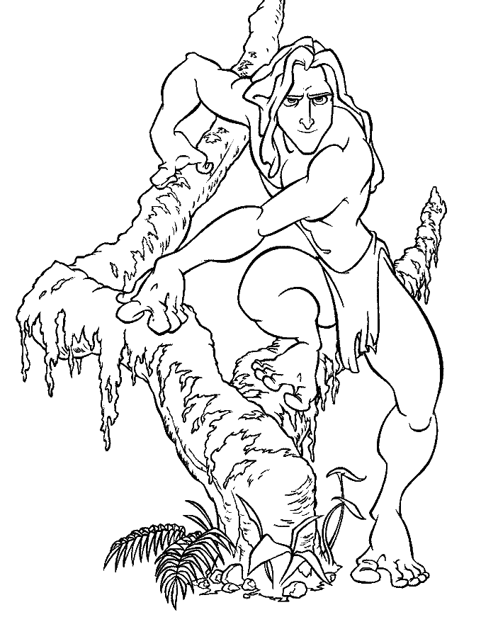 Tarzan coloring pages printable for free download