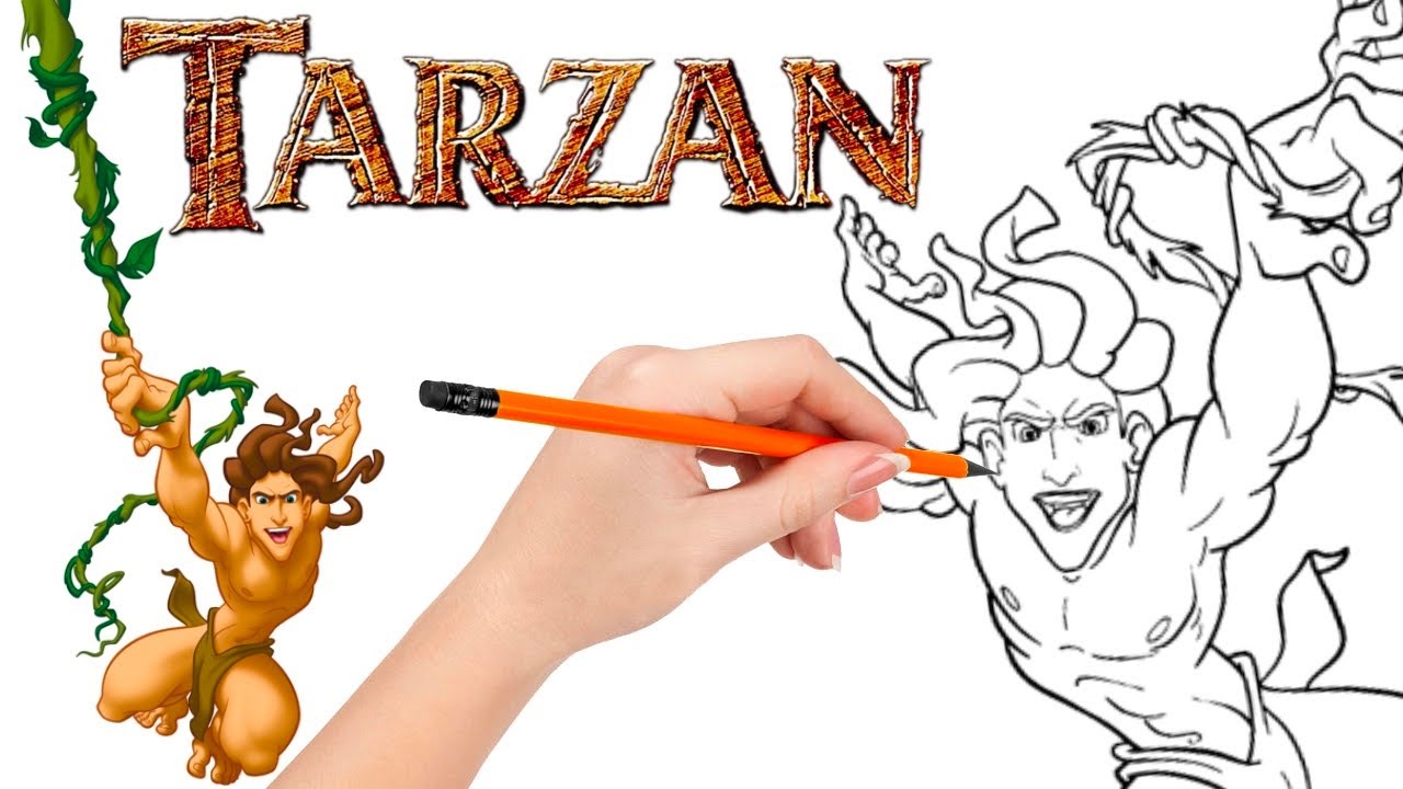 How to draw tarzan