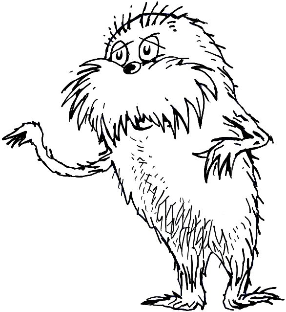 How to draw the lorax by dr seuss with step by step drawing tutorial