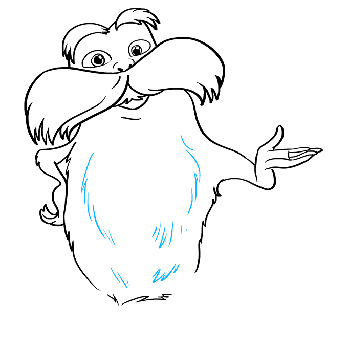 How to draw the lorax by dr seuss