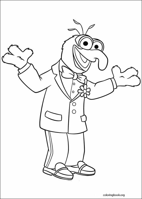 The muppets coloring page