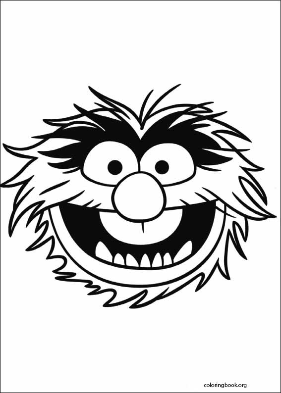 The muppets coloring page