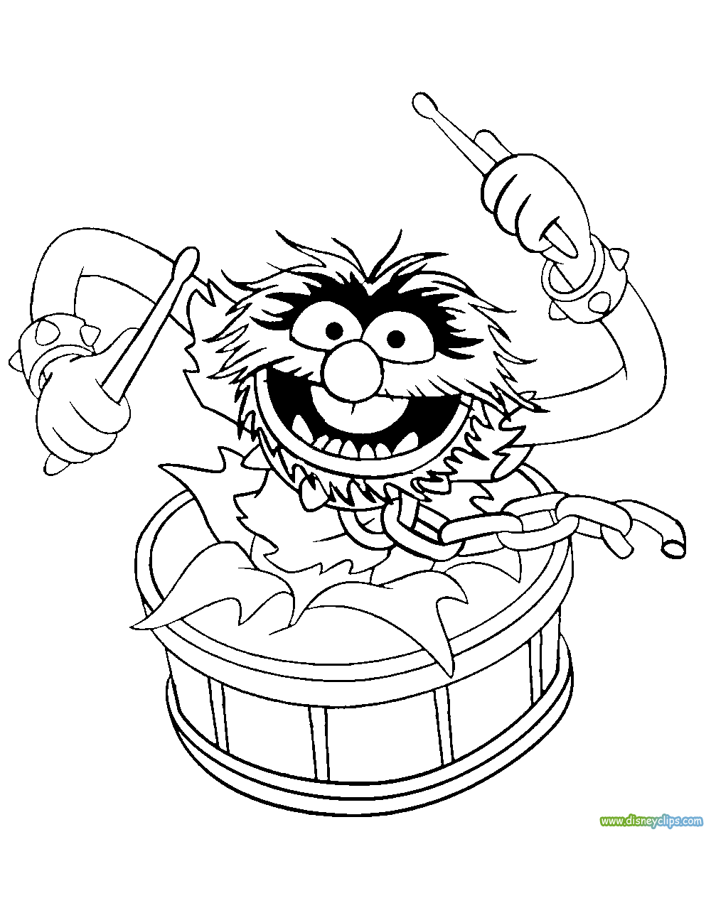 The muppets coloring pages