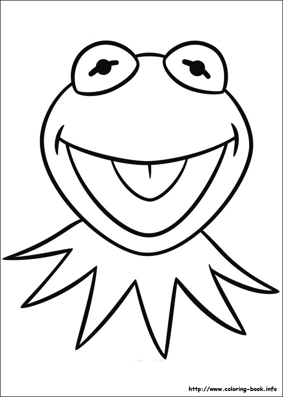 The muppets coloring picture