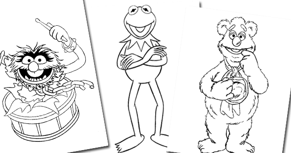 The muppets coloring pages