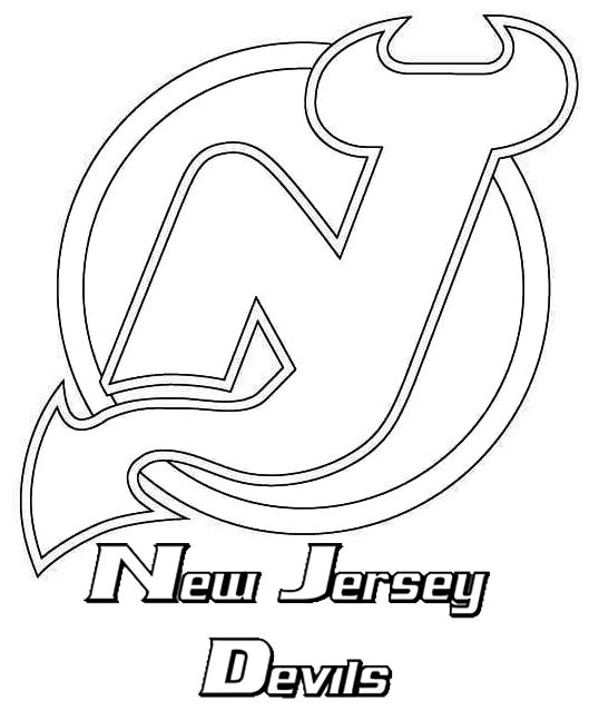 New jersey devils coloring pages option sports coloring pages new jersey devils coloring pages