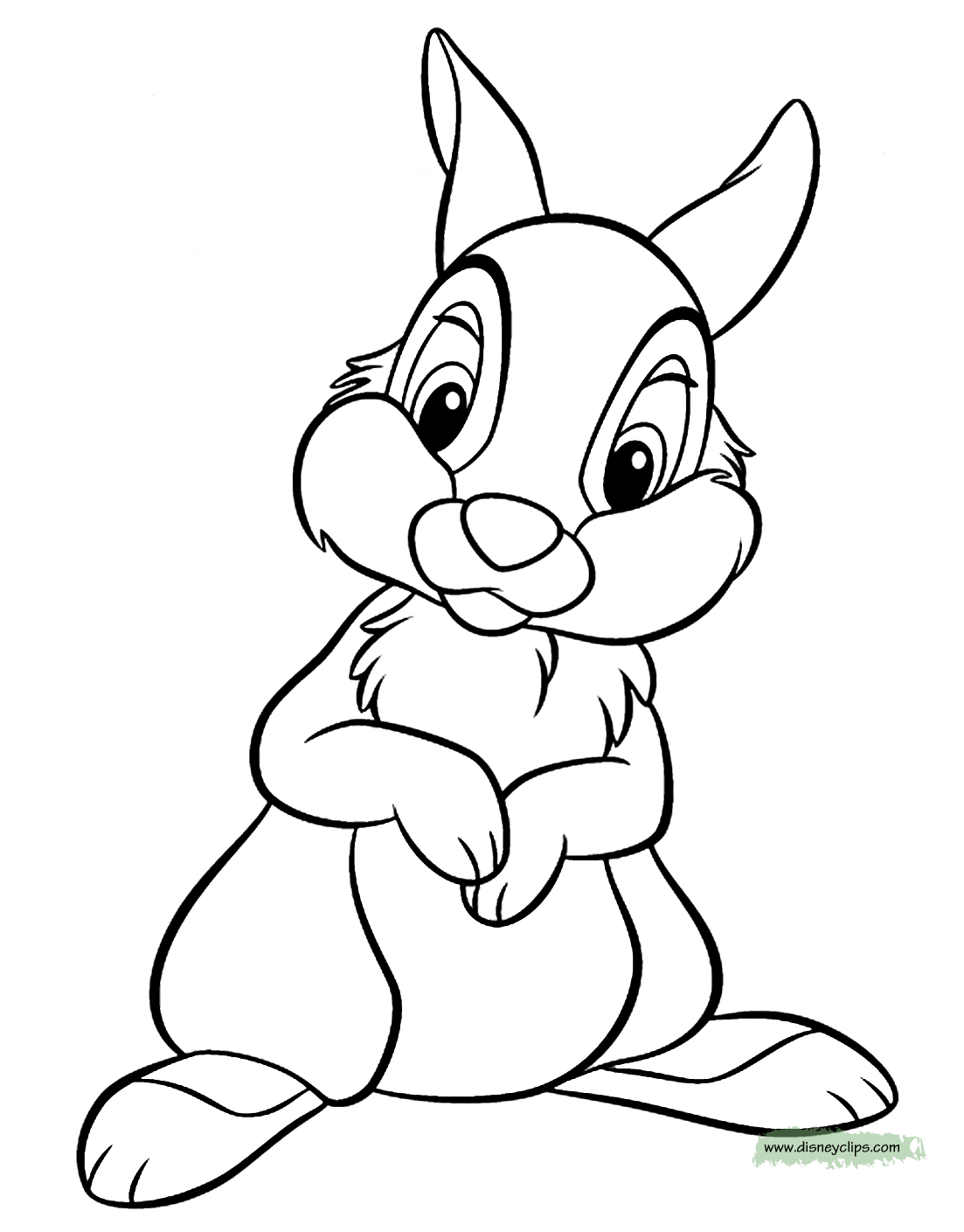 Bambi coloring pages