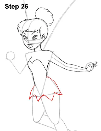 How to draw tinker bell full body