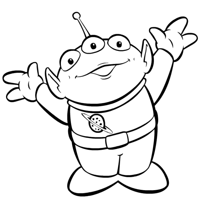 Toy story aliens coloring pages best coloring pages for kids