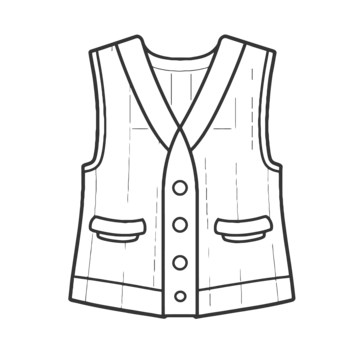 Illustration of a vest coloring page outline sketch drawing vector wing drawing rat drawing ring drawing png and vector with transparent background for free download