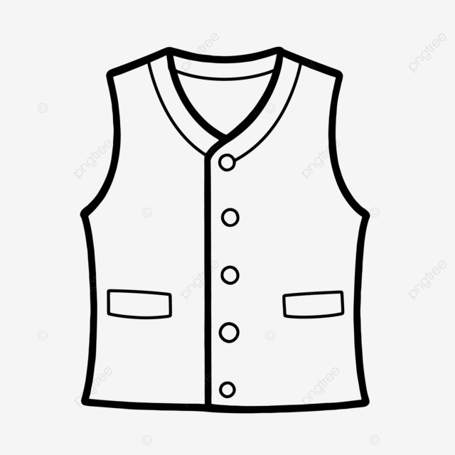 Illustration of a vest coloring page outline sketch drawing vector wing drawing rat drawing ring drawing png and vector with transparent background for free download