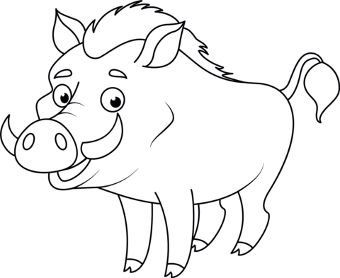 Warthog coloring pages free coloring pages