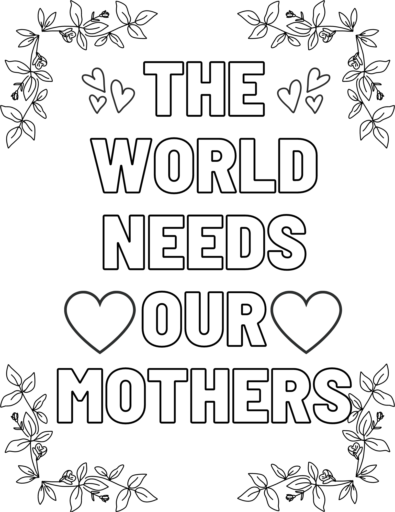 Happy mothers day coloring pages made by teachers