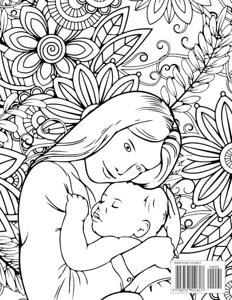 Happy mothers day coloring book make your mom smile on mothers day this book contains coloring pages lots of beautiful relaxing and stress relief scenes for adults or children mimit coloring