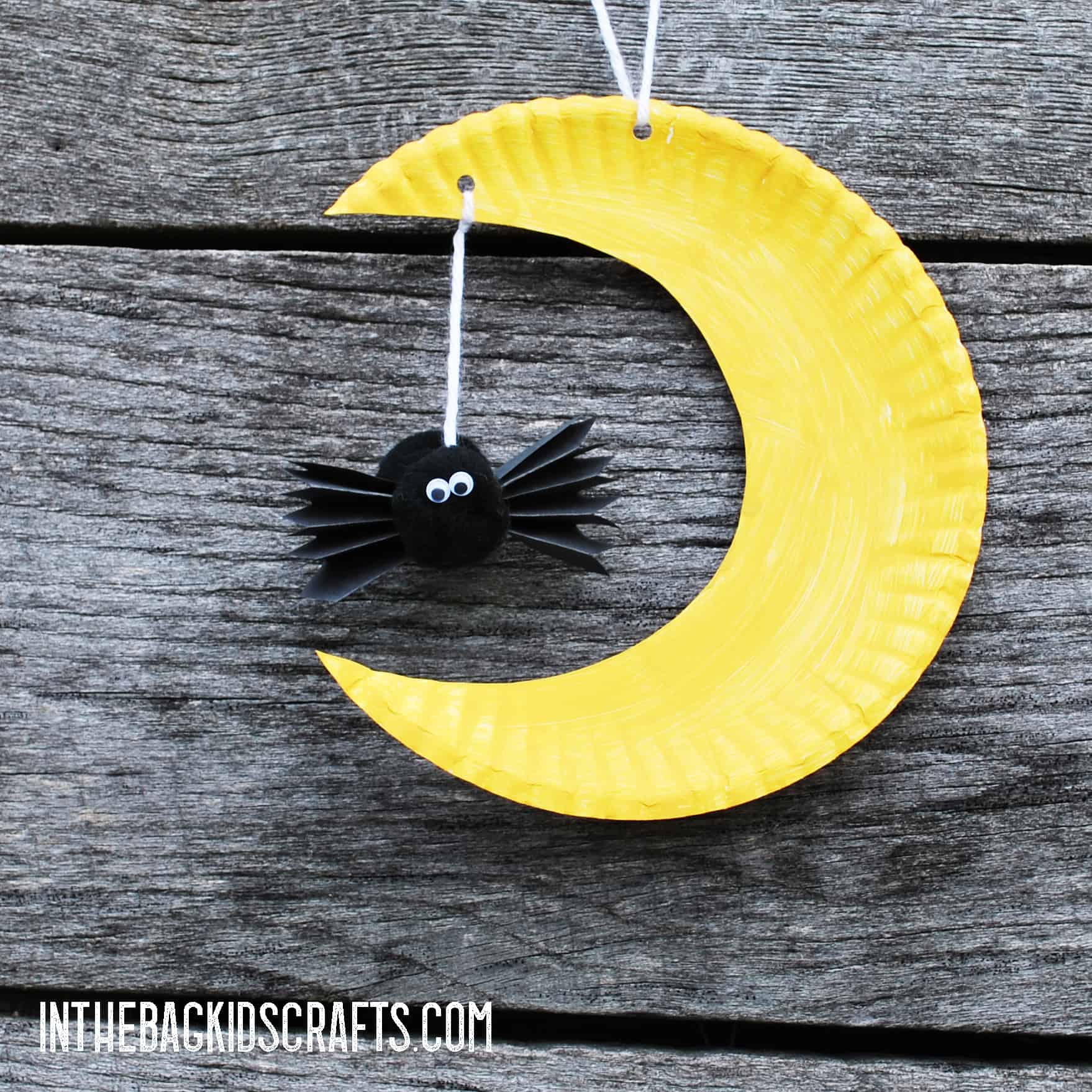 Crescent moon and bat kids craft mobile â in the bag kids crafts