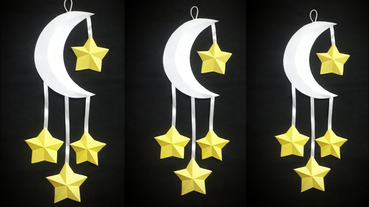 How to make d moon with paper d moon out of cardboard