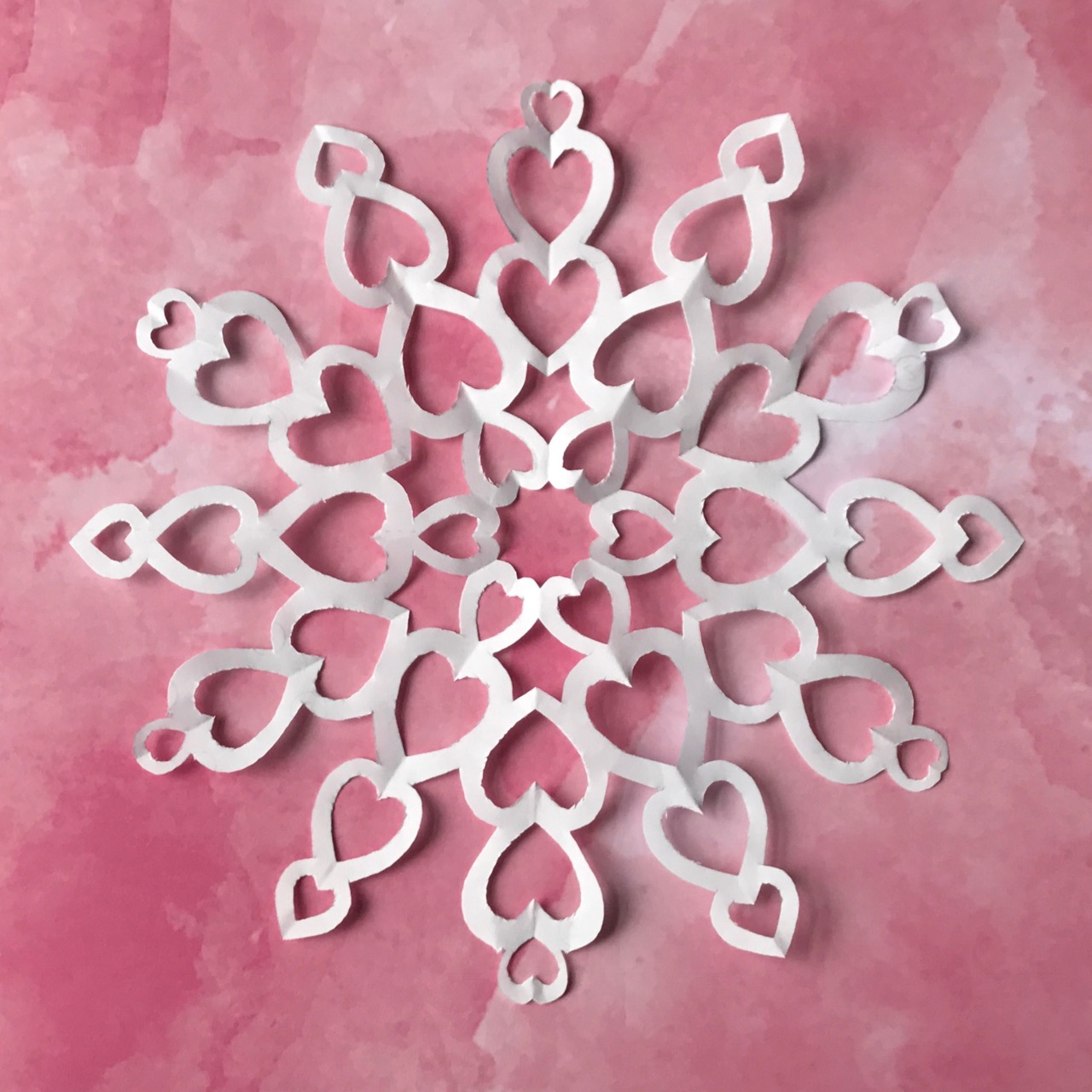 How to make a heart paper snowflake for valentines day â paper snowflake art