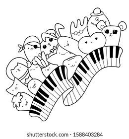 Piano coloring pages images stock photos d objects vectors