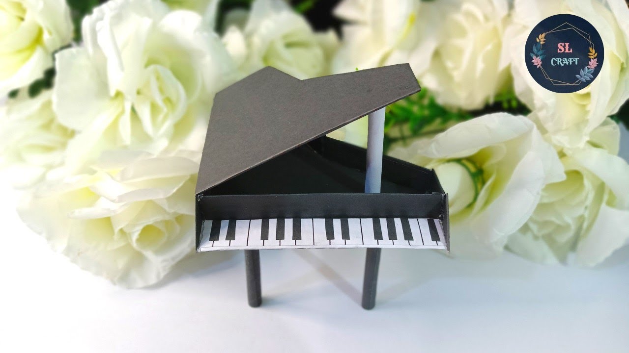 How to make miniature piano diy paper piano paper craft cardboard craft