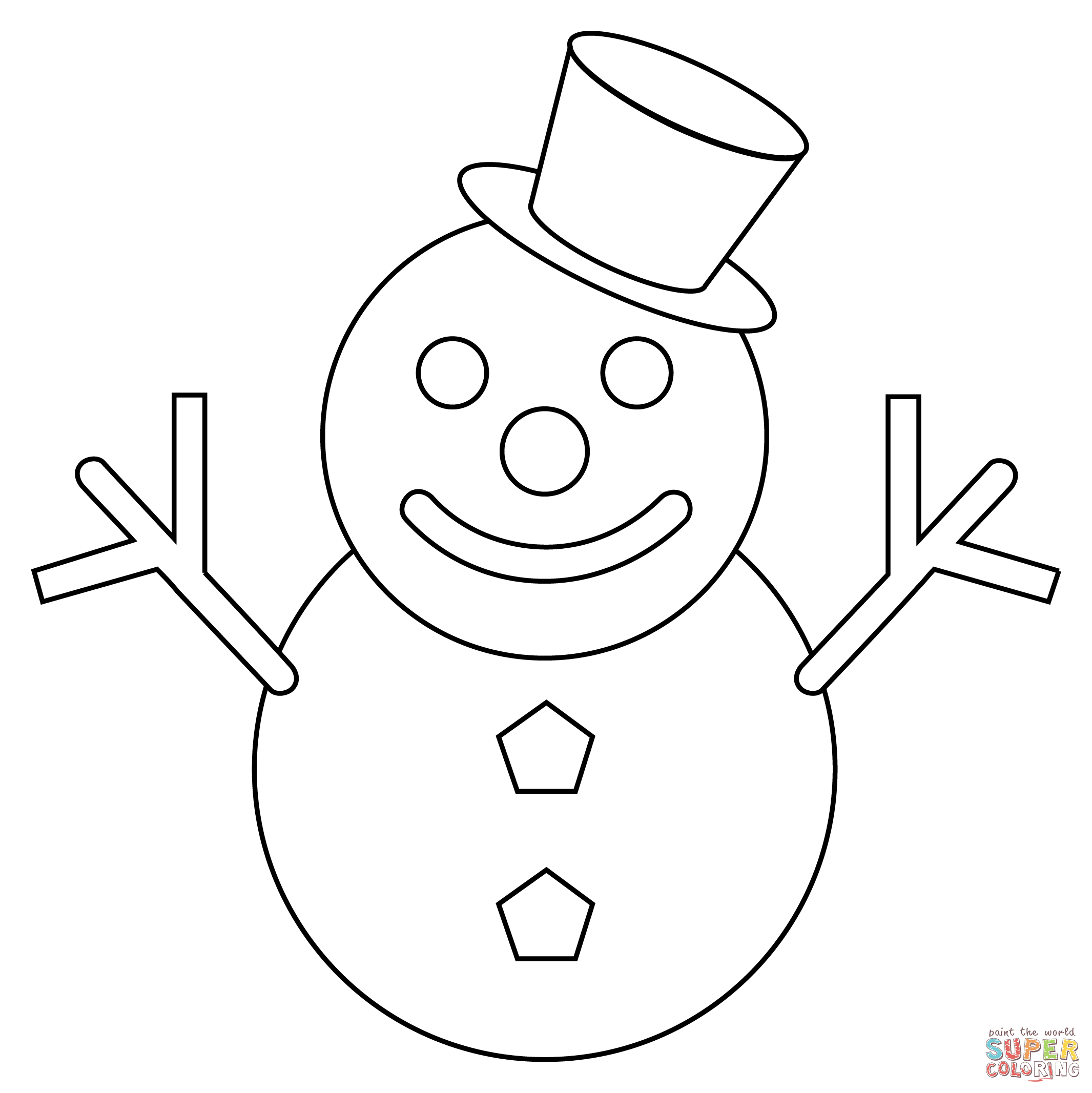 Snowman without snow coloring page free printable coloring pages