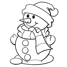 Top free printable snowman coloring pages online