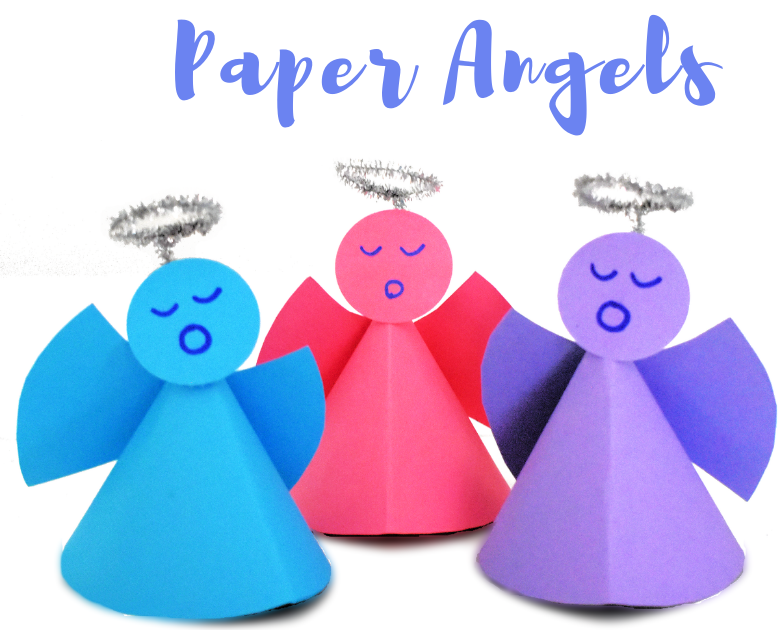 How to make paper angels paper angel template