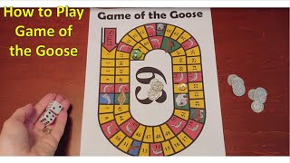 Playing the game of the goose th century gambling game