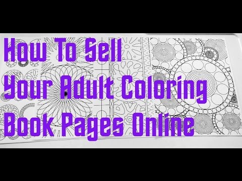 How to sell your adult coloring book pages online
