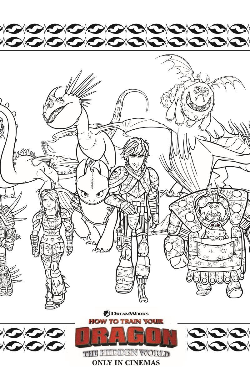 Free printable httyd coloring page