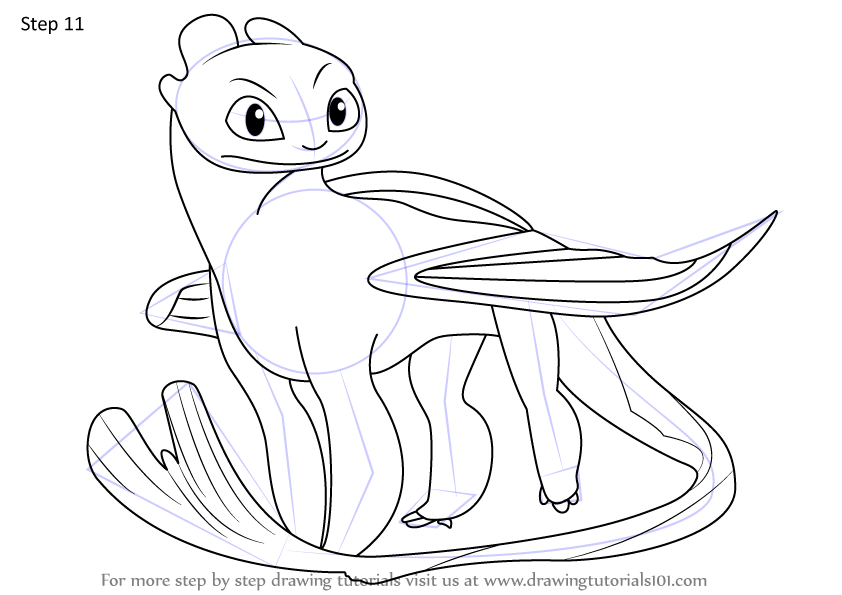 Learn how to draw light fury from how to train your dragon how to train your dragon sâ dragon coloring page how to train your dragon how train your dragon