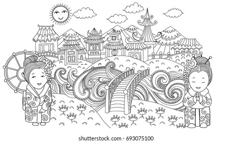 Imãgenes fotos de stock objetos en d y vectores sobre chinese new year coloring pages