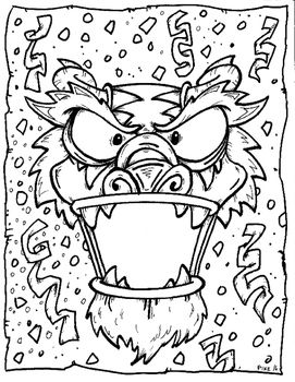 Chinese new ye coloring page new ye coloring pages chinese new ye chinese new ye crafts