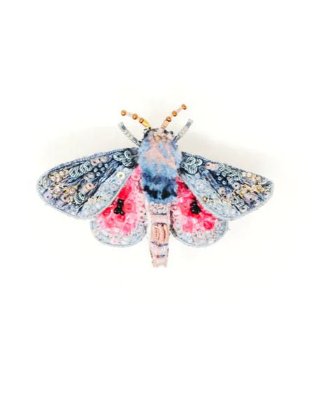 Hubbards small silk moth brooch pin jewelry personify â personify shop