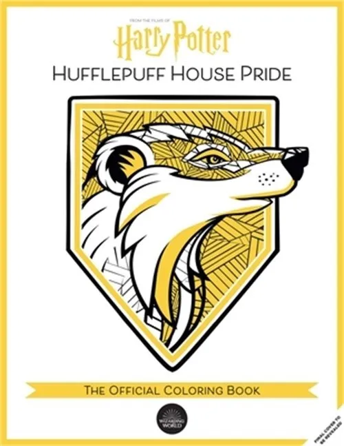 Harry potter hufflepuff house pride the official coloring book gifts books f