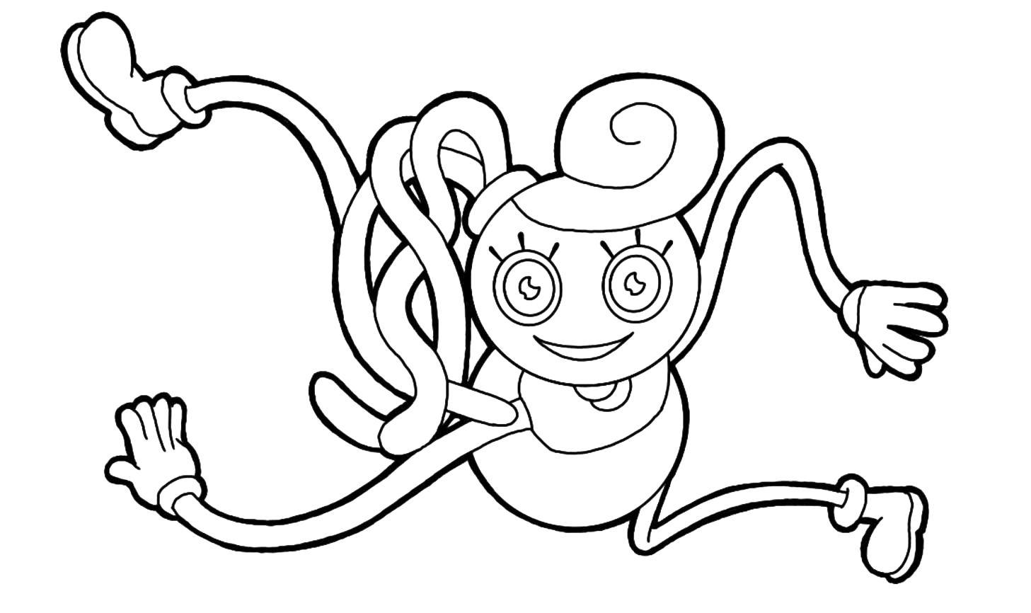 Mommy long legs coloring pages