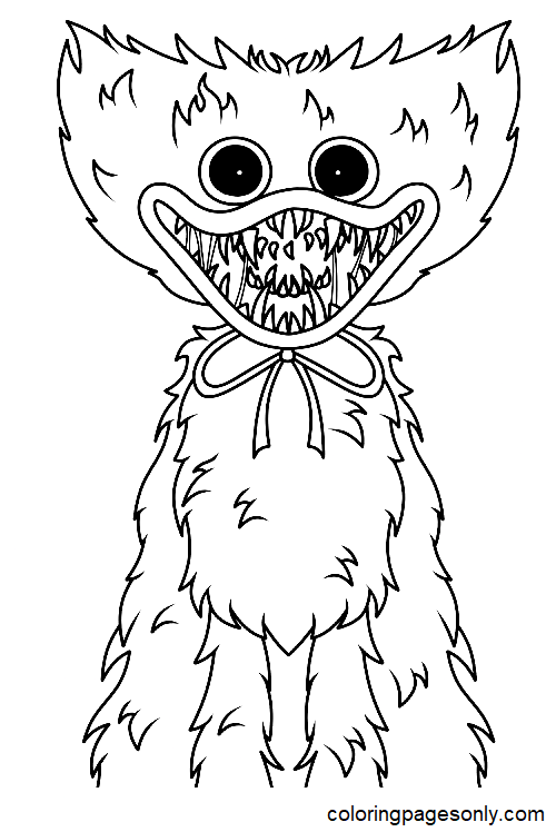 Huggy wuggy coloring pages printable for free download