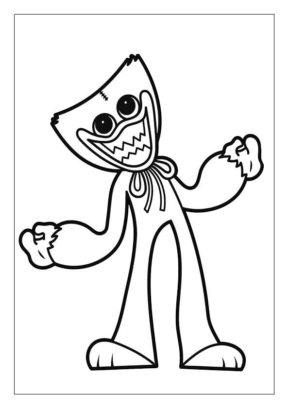 Huggy wuggy coloring pages printable coloring sheets