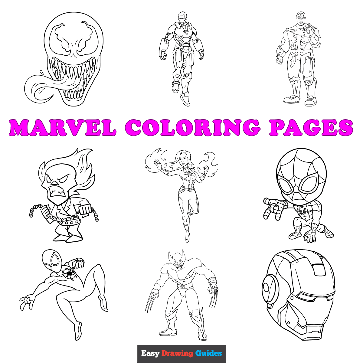 Free printable marvel coloring pages for kids