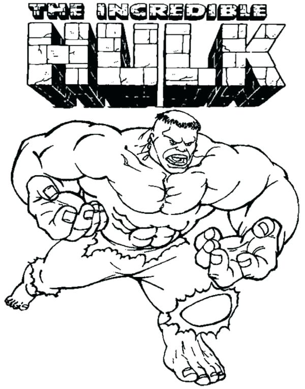 Coloring pages the incridible hulk coloring pages for kids