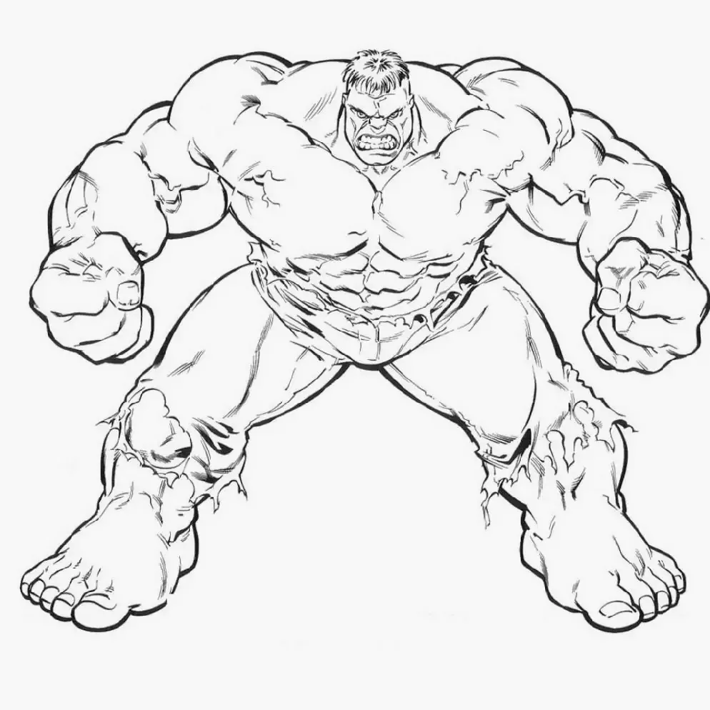 Hulk coloring pages pdf ideas