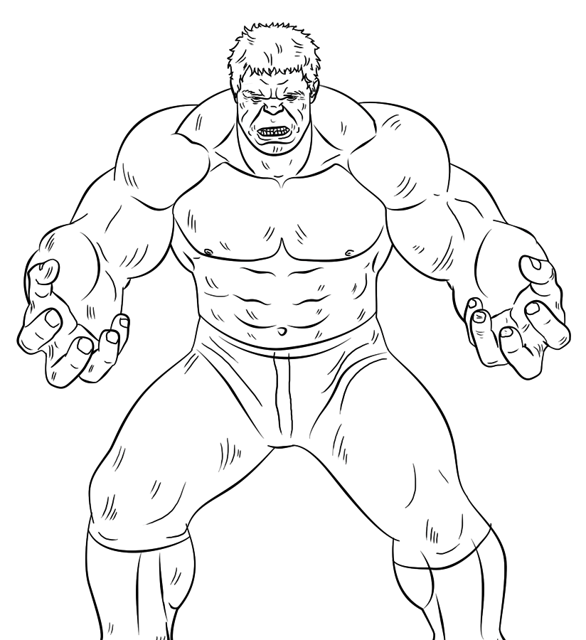 Zombie hulk worksheet