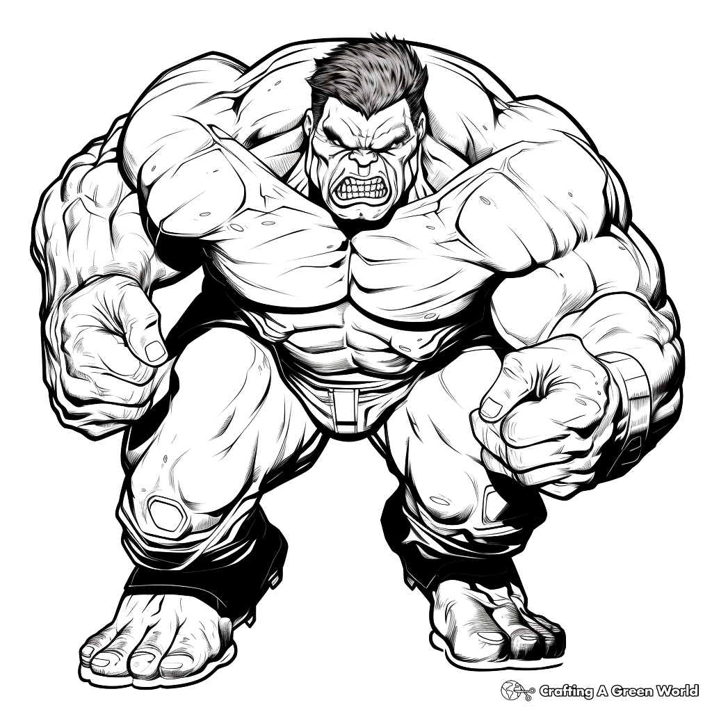 Hulk coloring pages