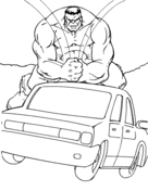 Hulk coloring pages free coloring pages