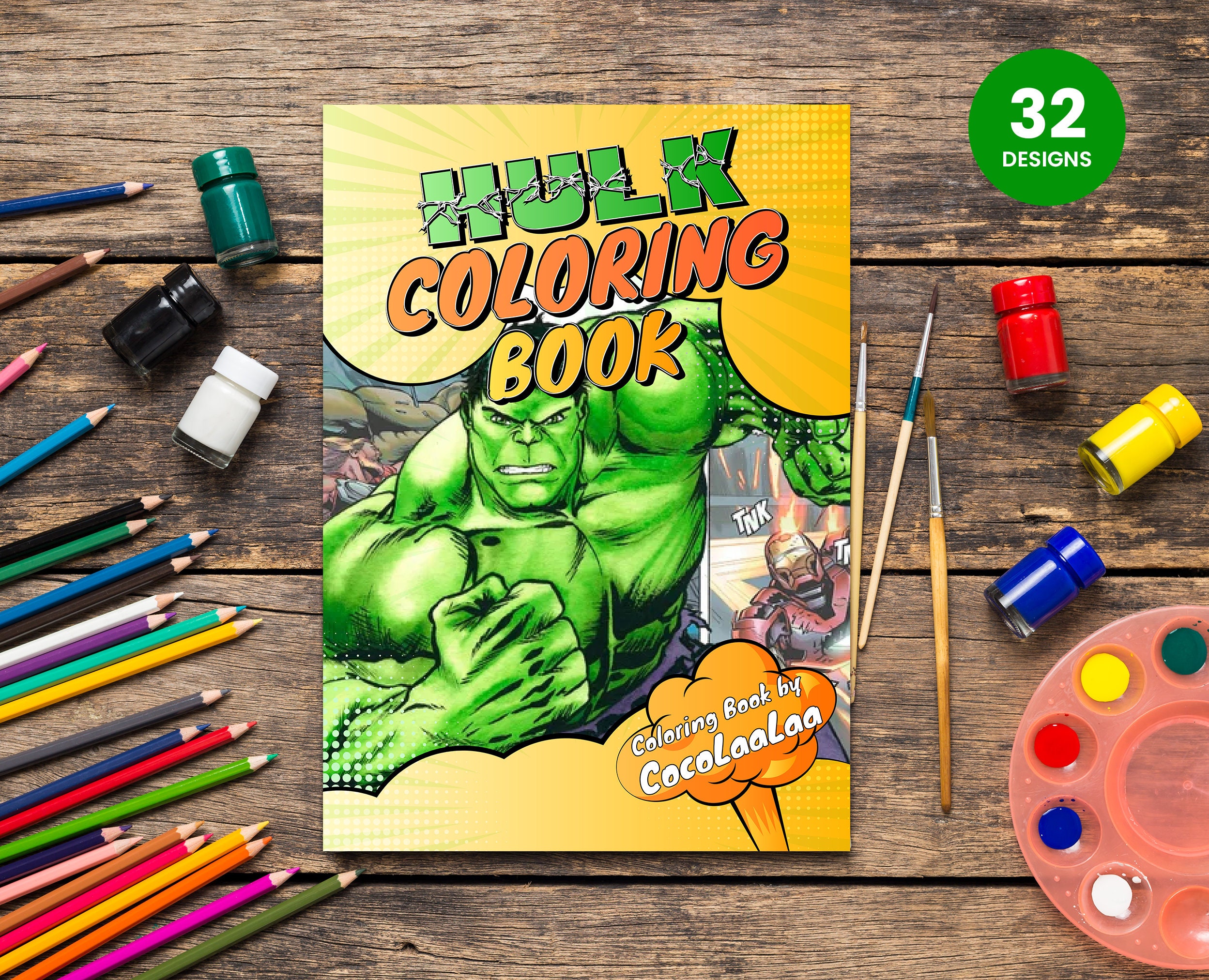 Hulk pages kids coloring book instant download pdf coloring pages printable childrens hulk activities kids birthday gift