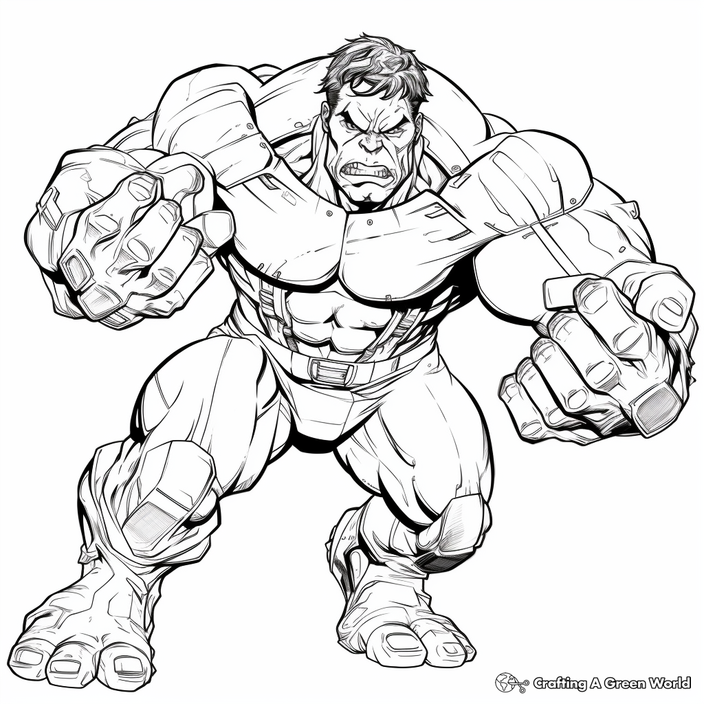 Hulk coloring pages