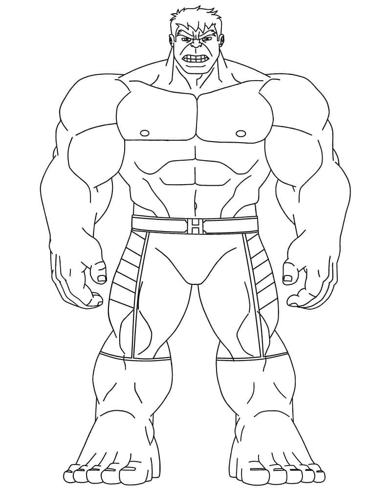 Hulk coloring pages