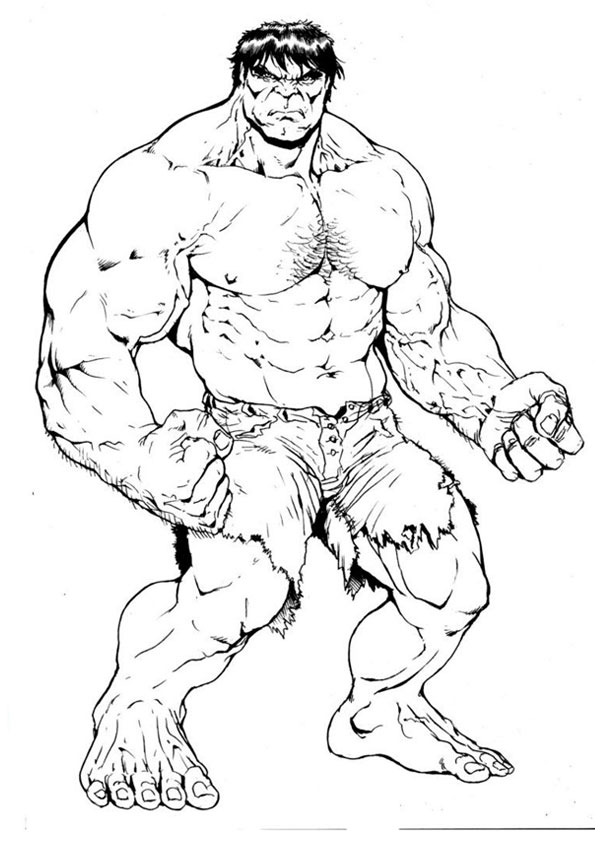 Coloring pages hulk coloring page for kids