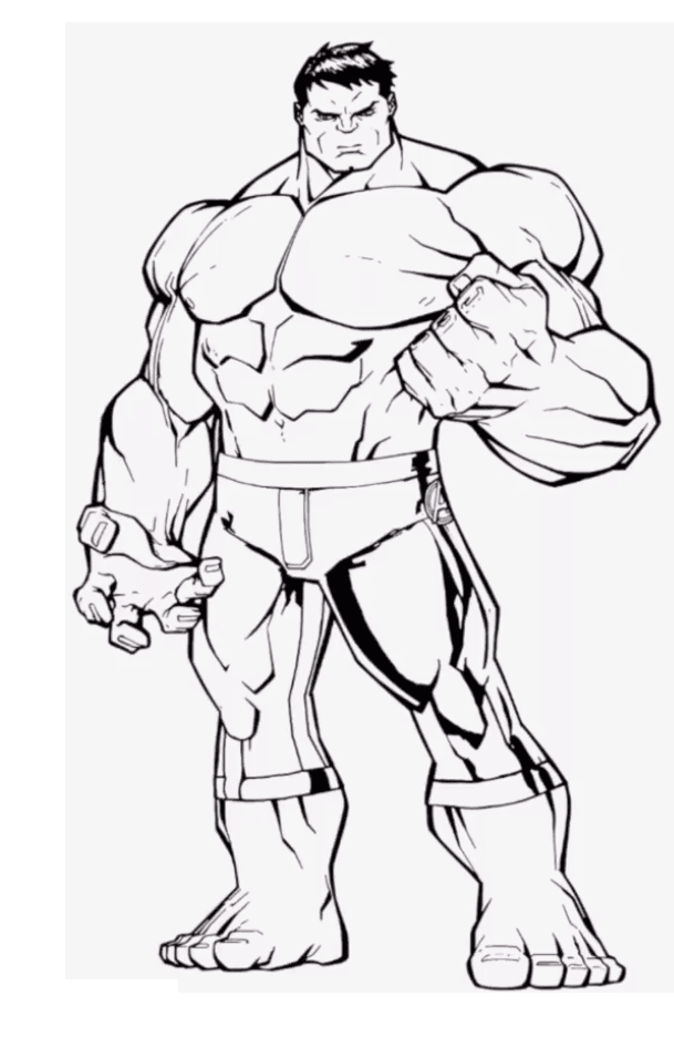 Coloring pages strong hulk coloring pages