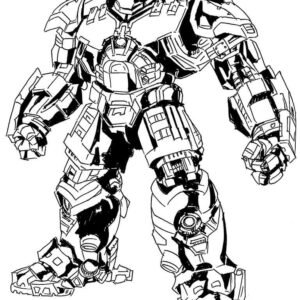 Hulkbuster coloring pages printable for free download